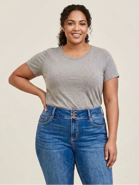 Torrid Denim - Torrid Super Soft Jeggings Medium Wash 3-Button Fly Jeans 26R